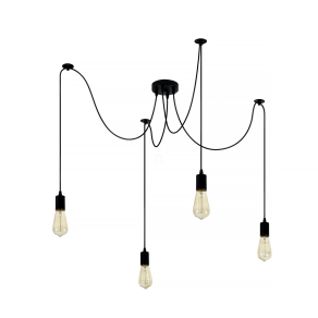 Loft csillár 4xE27 foglalattal - Rope Klausen KL114004