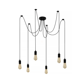 Loft csillár 6xE27 foglalattal - Rope Klausen KL116001