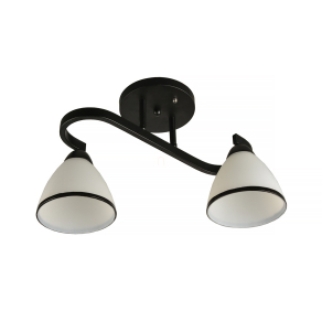   Csillár 2xE27 foglalattal IP20 220-240V fekete - Klausen Proton KL100045