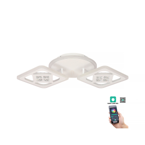   Szabályozható mennyezeti LED lámpa, fehér, 49 W, 4000 lm, 3000-4000-6500 K - Maros Klausen KL151042