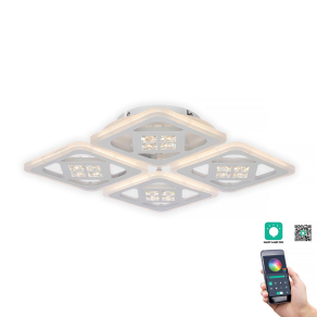   Szabályozható mennyezeti LED lámpa, fehér, 92 W, 7600 lm, 3000-4000-6500 K - Maros Klausen KL151043