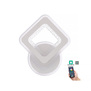   Fali lámpa 2700lm, 3000-6500K IP20 220-240V fehér - Klausen Trigos KL151045