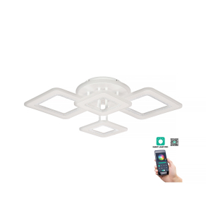   Klausen Trigos PL4 LED mennyezeti lámpatest 12400lm, 3000-6500K IP20 220-240V fehér KL151046