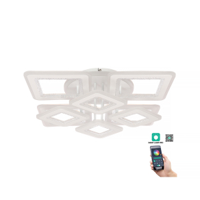   Szabályozható mennyezeti LED lámpa, fehér, 74 cm, 252 W, 24000 lm, 3000-4000-6500 K - Trigos Klausen KL151047