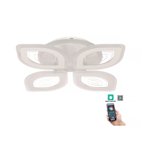   Szabályozható mennyezeti LED lámpa, fehér, 94 W, 7800 lm, 3000-4000-6500 K - Rhodos Klausen KL151053