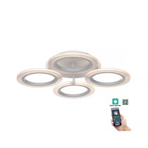   Szabályozható mennyezeti LED lámpa, fehér, 54 W, 4700 lm, 3000-4000-6500 K - Optimus Klausen KL151063