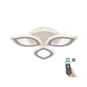   Szabályozható mennyezeti LED lámpa, fehér, 75 W, 6100 lm, 3000-4000-6500 K - Rhodos Klausen KL151068