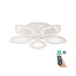   Szabályozható mennyezeti LED lámpa, fehér, 118 W, 9800 lm, 3000-4000-6500 K - Rhodos Klausen KL151069