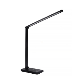   Szabályozható íróasztali LED lámpa, fekete, 40 cm, 7 W, 600 lm, 3000-4500-6500 K - Wise Klausen KL148008