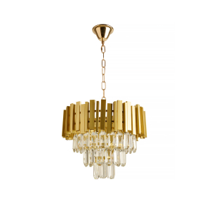   Glamour csillár prizma kristályokkal 5xE14 foglalattal - Charmant Klausen KL115002