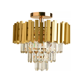   Glamour csillár prizma kristályokkal 5xE14 foglalattal - Charmant Klausen KL100050