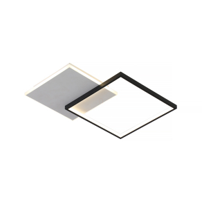   Mennyezeti LED lámpa, fehér, fekete, 45 cm, 27 W, 1800 lm, 4000 K - Vertis Klausen KL151088