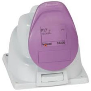   Legrand Ipari csatlakozó DAR16A 24V IP44 rögzíthető aljzat - 55206