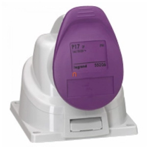   Legrand P17 Tempra Dar-322t00m 24V IP44 rögzíthető aljzat - 55256