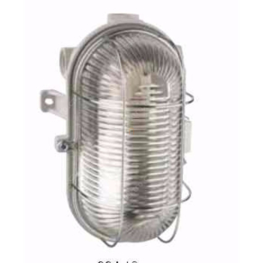   Legrand Unilux hajólámpa LoB 100W IP 44 fém védőrács, 60419 - 60419