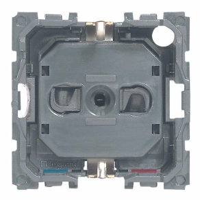   Legrand Céliane 2P+F csatlakozóaljzat (GYV) biztonsági zsalus, rugós bekötéssel - 67153