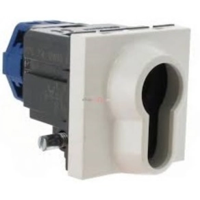   Legrand Program Mosaic kulcsos nyomó 3 állású, 2m, 6A, fehér - 77074