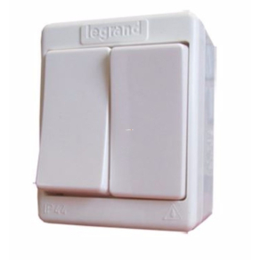   Legrand Kontállux IP44 csillárkapcsoló fehér KBI 2-105 CKV - 83905