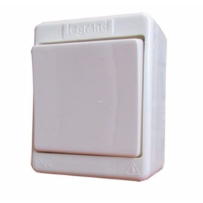   Legrand Kontállux váltókapcsoló fehér, IP44, KBI 2-106 CKV - 83906