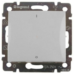   Legrand Valena 103 hárompólusú kapcsoló alumínium - 770103