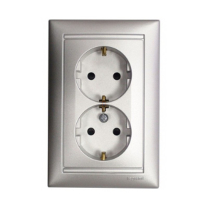   Legrand Valena 2x2P+F (GYV) biztonsági zsalus alumínium - 770127