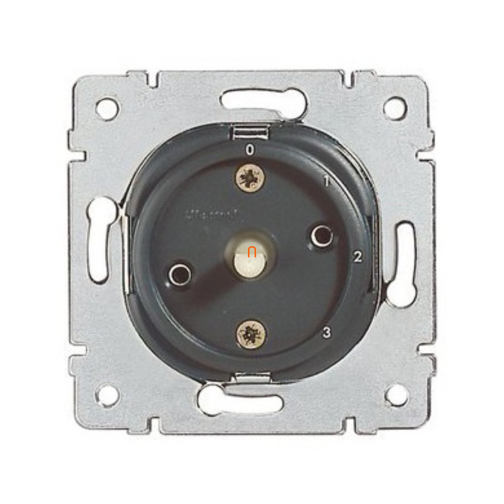 Galea Life forgatógombos kapcsoló mechanizmus, 2 állású (32A) 775959