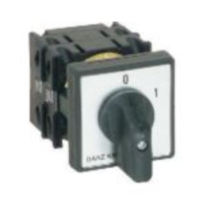   Ganz KK0-20-3639 Fokozatkapcsoló 0 állás nélkül, fogantyús kézikapcsoló 20A, 6 fokozatú IP44, 2P