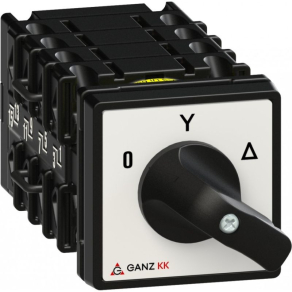   Ganz motorkapcsoló, fogantyús kézikapcsoló 20A, csillag-delta átkapcsoló IP44 (KK0-20-6009)