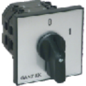   Ganz KK2-63-6187 Átkapcsoló 0 állás nélkül, 63A, 1-2 felirat, IP44, 7P