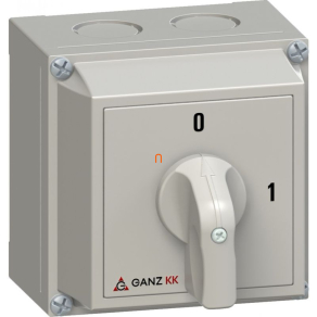   Ganz BE-KI kapcsoló, tokozott kézikapcsoló 20A, IP65, 3P, KKM0-20-9002