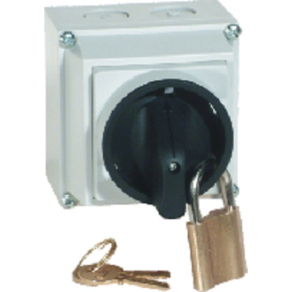   Ganz BE-KI kapcsoló, tokozott, lakatolható kézikapcsoló 20A, IP65, 3P )KKML0-20-6002)