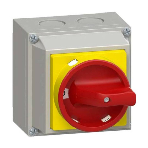   Ganz vészleállító kapcsoló, tokozott kézikapcsoló 20A, IP65, 3P, KKMV0-20-9022