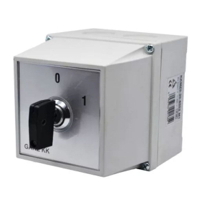   Ganz KKMZ1-32-6002 BE-KI kapcsoló, tokozott, kulcsos működtetésű kézikapcsoló 32A, IP42, 3P