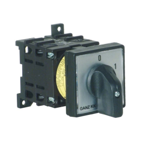   Ganz KK0-20-0307 N Visszaálló vezérlő, fogantyús kézikapcsoló 20A, 0-1-2-MAX felirattal IP44