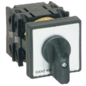   Ganz KK0-20-6019 Egyedi lefejtési szám alapján, fogantyús kézikapcsoló 20A, IP44