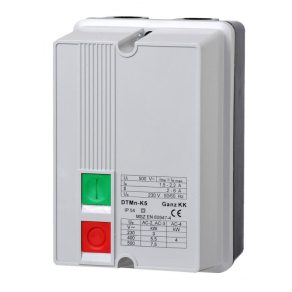   Ganz DTMn-K 5  2.2-3.3A  230V tokozott motorindító kombináció