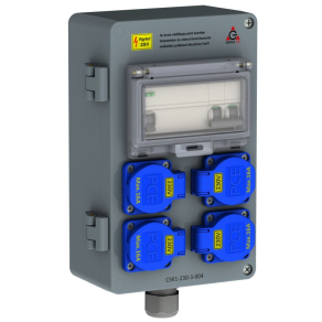   Ganz CSK1-230-1-004-16  Csatlakozó kombináció  túláram védelemmel  4db 2P+N 16A  16A,  4111-2-100416