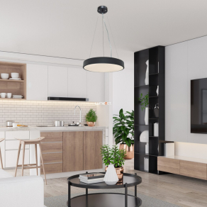   Függesztett LED lámpa fekete színben - Tesia Rábalux 71039