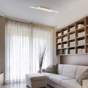 Mennyezeti LED lámpa nikkel színben - Tamur Rábalux 71084