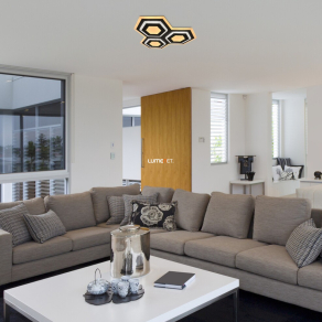   Szabályozható hatszögletű mennyezeti LED lámpa, 42x43 cm - Bitsi Rábalux 71115