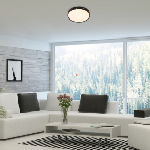   Mennyezeti LED lámpa matt fekete színben - Nessira Rábalux 71120