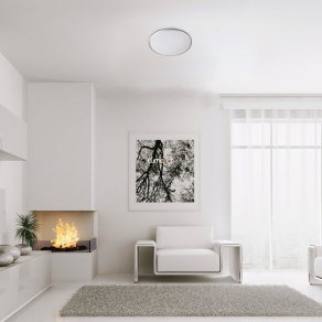   Mennyezeti LED lámpa ezüst-fehér színben, 27 cm - Engon Rábalux 71127