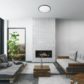   Mennyezeti LED lámpa fekete-fehér színben, 48 cm - Engon Rábalux 71130