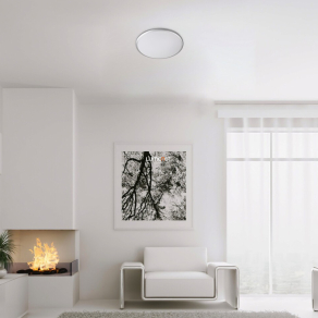   Mennyezeti LED lámpa ezüst-fehér színben, 48 cm - Engon Rábalux 71131