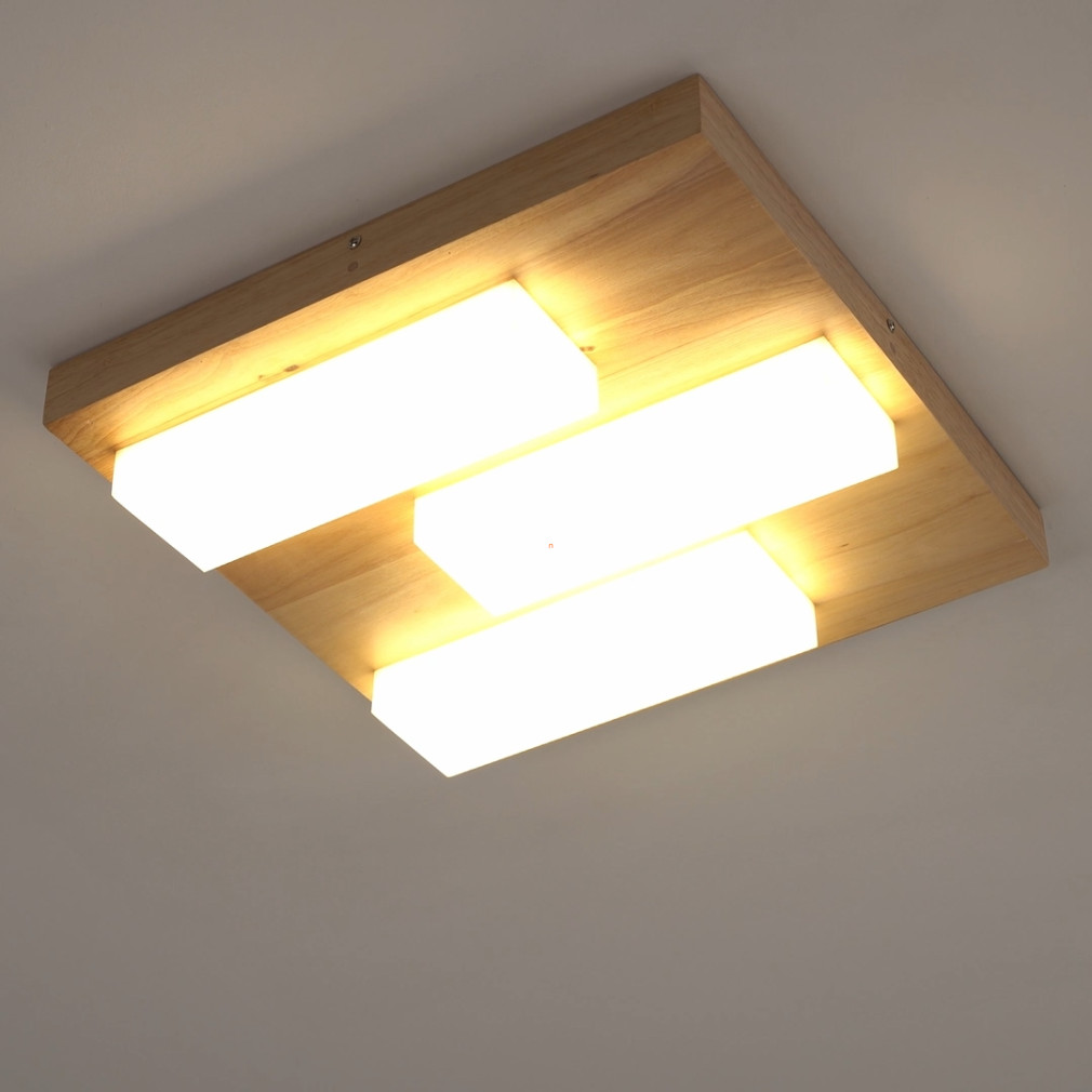 Mennyezeti LED lámpa tölgyfa színben (Konte)