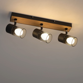   Fém hálós mennyezeti spot lámpa 3 foglalattal - Metta Rábalux 71153