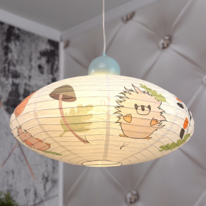   Mennyezetre szerelhető rizspapír lámpaernyő, 50 cm, süni - Hedgy Rábalux 71190