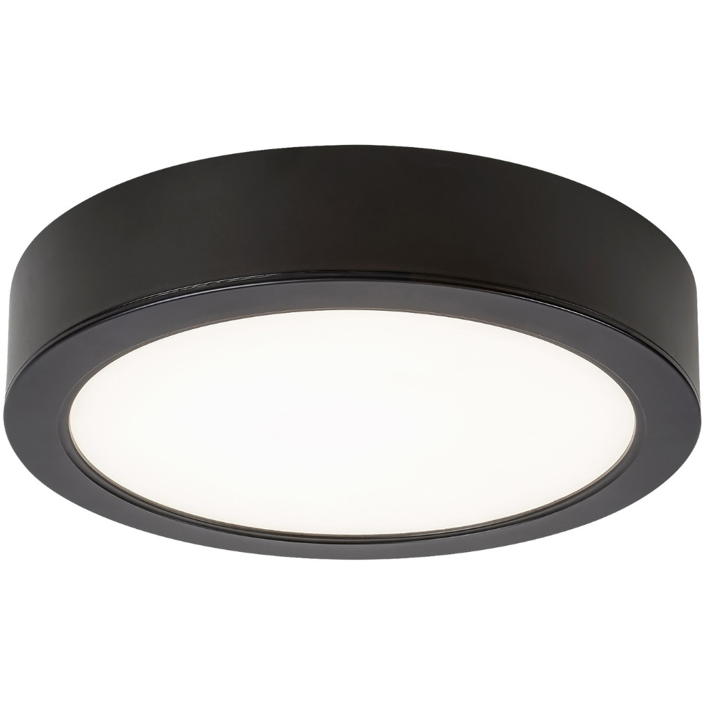 Mennyezeti LED lámpa, melegfehér fényű, 7W, fekete, 12 cm (Shaun 2)