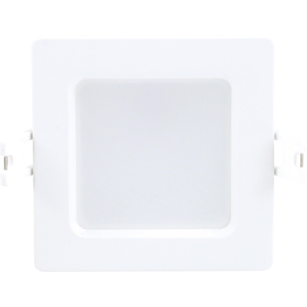 Süllyesztett mennyezeti LED panel, melegfehér fényű, 3W, 9x9 cm (Shaun 2)