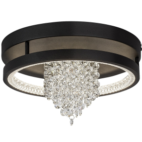   Szabályozható mennyezeti LED lámpa, kristály szegéllyel és díszekkel - Maribell Rábalux 71352 3000-3500-4000 K, 1000 lm, 20 W